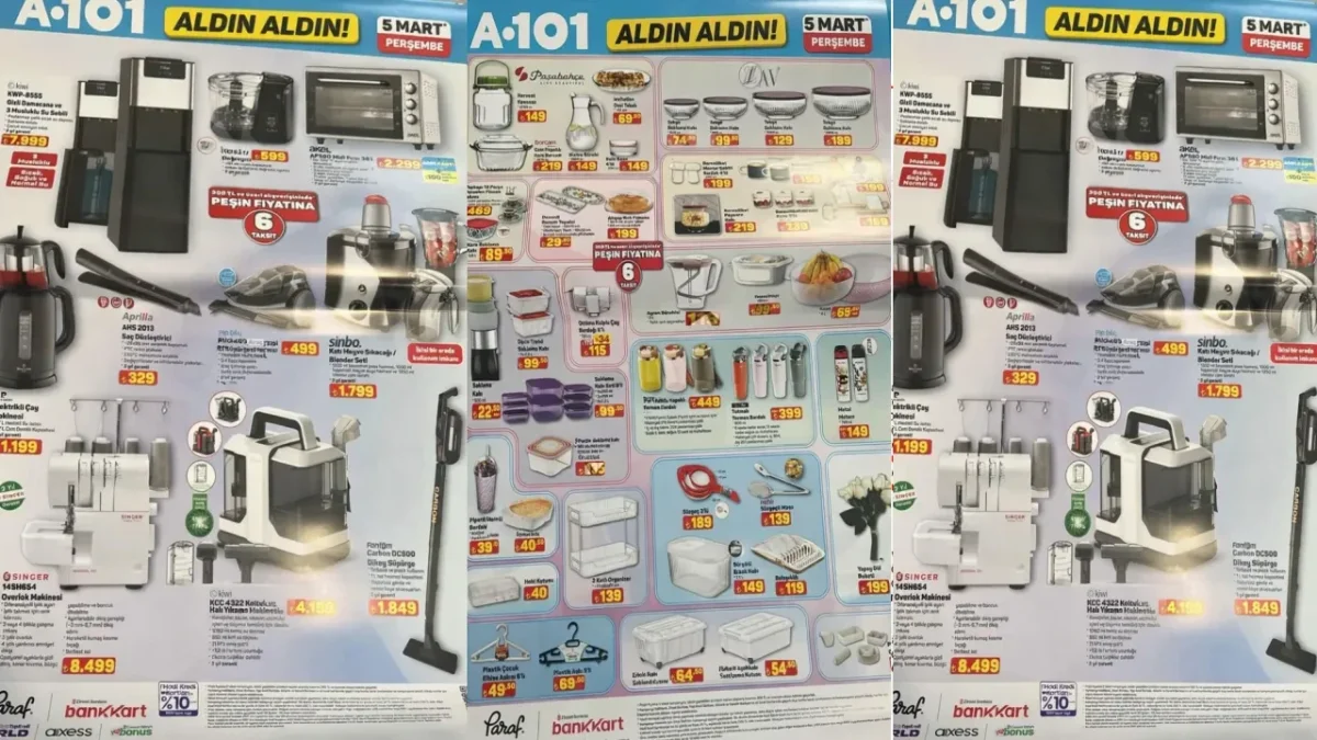 A101 Aktüel Kataloğu 26 Şubat – 5 Mart 2026: Teknoloji ve Ev Ürünlerinde Dikkat Çeken Fırsatlar