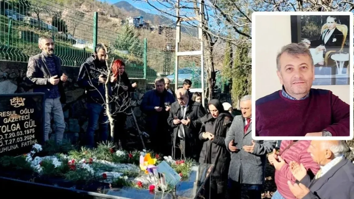 GAZETECİ TOLGA GÜN VEFATININ YIL DÖNÜMÜNDE ANILDI