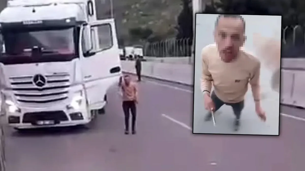 KAZAYA SİNİRLENDİ, DEMİR SOPAYLA SALDIRDI: O ANLAR KAMERADA