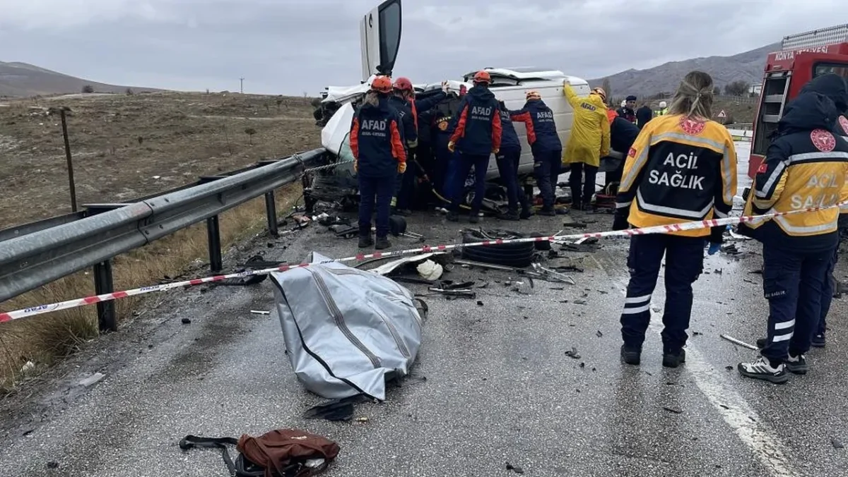 KONYA’DA KAHREDEN KAZA: BABA VE OĞLU HAYATINI KAYBETTİ